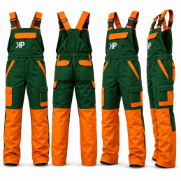 Acquista Salopette Decespugliatore Premium Verde/Arancio Taglia 3XL con riferimento K185 della ditta KOMIPROTECT