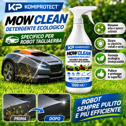 Acquista KOMIPROTECT MOW CLEAN 1000 ml – Detergente per Robot Tagliaerba e Attrezzi da Giardino con riferimento K226 della ditta KOMIPROTECT