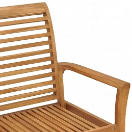 Acquista Panca da Giardino con Cuscino Antracite 112 cm in Legno di Teak con riferimento GHV-3062649 della ditta GARDENHOME