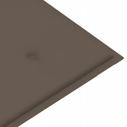 Acquista Panca da Giardino e Cuscino Grigio Talpa 112 cm Massello Teak con riferimento GHV-3062657 della ditta GARDENHOME