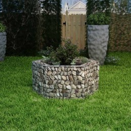 Acquista Gabbione Letto Rialzato da Giardino Esagonale 100x90x50 cm con riferimento GHV-142532 della ditta GARDENHOME