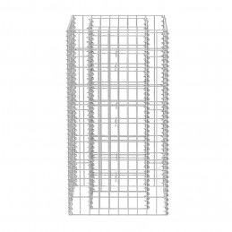 Acquista Gabbione Letto Rialzato da Giardino in Acciaio 50x50x100 cm con riferimento GHV-142557 della ditta GARDENHOME
