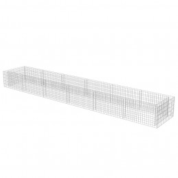 Acquista Gabbione Letto Rialzato in Acciaio Zincato 540x90x50 cm con riferimento GHV-143555 della ditta GARDENHOME