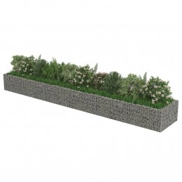 Acquista Gabbione Letto Rialzato in Acciaio Zincato 540x90x50 cm con riferimento GHV-143555 della ditta GARDENHOME
