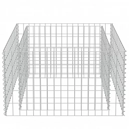 Acquista Gabbione Letto Rialzato in Acciaio Zincato 90x90x50 cm con riferimento GHV-143557 della ditta GARDENHOME