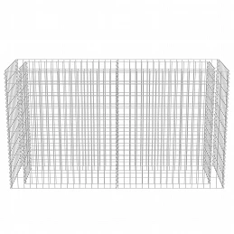 Acquista Gabbione Letto Rialzato in Acciaio Zincato 180x50x100 cm con riferimento GHV-143558 della ditta GARDENHOME