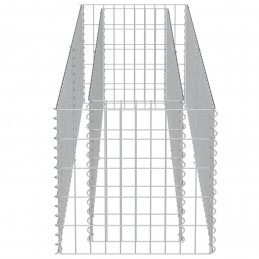 Acquista Gabbione Letto Rialzato in Acciaio Zincato 180x50x50 cm con riferimento GHV-143559 della ditta GARDENHOME