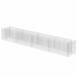 Acquista Gabbione Letto Rialzato in Acciaio Zincato 360x50x50 cm con riferimento GHV-143561 della ditta GARDENHOME