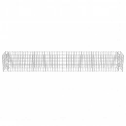 Acquista Gabbione Letto Rialzato in Acciaio Zincato 360x50x50 cm con riferimento GHV-143561 della ditta GARDENHOME