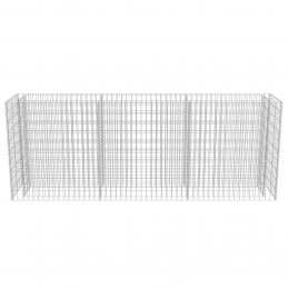 Acquista Gabbione Letto Rialzato in Acciaio Zincato 270x50x100 cm con riferimento GHV-143562 della ditta GARDENHOME