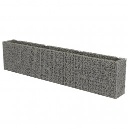 Acquista Gabbione Letto Rialzato in Acciaio Zincato 450x50x100 cm con riferimento GHV-143564 della ditta GARDENHOME