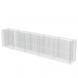 Acquista Gabbione Letto Rialzato in Acciaio Zincato 450x50x100 cm con riferimento GHV-143564 della ditta GARDENHOME