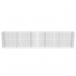 Acquista Gabbione Letto Rialzato in Acciaio Zincato 450x50x100 cm con riferimento GHV-143564 della ditta GARDENHOME