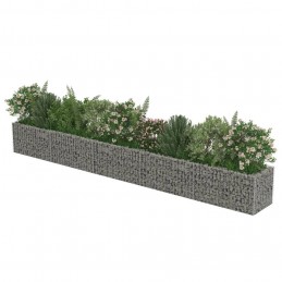 Acquista Gabbione Letto Rialzato in Acciaio Zincato 450x50x50 cm con riferimento GHV-143565 della ditta GARDENHOME