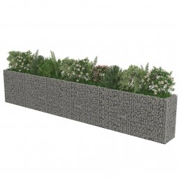 Acquista Gabbione Letto Rialzato in Acciaio Zincato 540x50x100 cm con riferimento GHV-143566 della ditta GARDENHOME