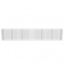 Acquista Gabbione Letto Rialzato in Acciaio Zincato 540x50x100 cm con riferimento GHV-143566 della ditta GARDENHOME