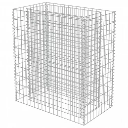 Acquista Gabbione Letto Rialzato in Acciaio Zincato 90x50x100 cm con riferimento GHV-143568 della ditta GARDENHOME