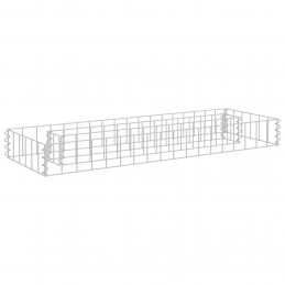 Acquista Gabbione Letto Rialzato in Acciaio Zincato 90x30x10 cm con riferimento GHV-145628 della ditta GARDENHOME