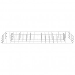 Acquista Gabbione Letto Rialzato in Acciaio Zincato 90x30x10 cm con riferimento GHV-145628 della ditta GARDENHOME