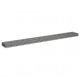 Acquista Gabbione Letto Rialzato in Acciaio Zincato 270x30x10 cm con riferimento GHV-145636 della ditta GARDENHOME