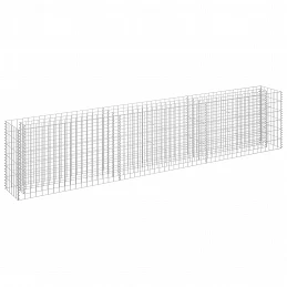 Acquista Gabbione Letto Rialzato in Acciaio Zincato 270x30x60 cm con riferimento GHV-145638 della ditta GARDENHOME