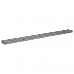 Acquista Gabbione Letto Rialzato in Acciaio Zincato 360x30x10 cm con riferimento GHV-145640 della ditta GARDENHOME
