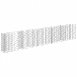 Acquista Gabbione Letto Rialzato in Acciaio Zincato 450x30x90 cm con riferimento GHV-145647 della ditta GARDENHOME