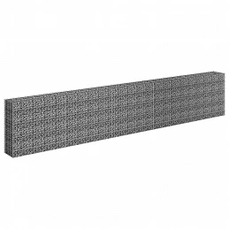 Acquista Gabbione Letto Rialzato in Acciaio Zincato 450x30x90 cm con riferimento GHV-145647 della ditta GARDENHOME