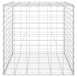 Acquista Gabbione Letto Rialzato a Cubo in Filo di Acciaio 60x60x60 cm con riferimento GHV-145651 della ditta GARDENHOME
