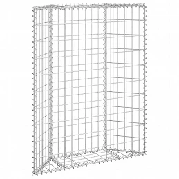 Acquista Gabbione Letto Rialzato Trapezio Acciaio Zincato 80x20x100 cm con riferimento GHV-145652 della ditta GARDENHOME