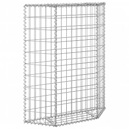 Acquista Gabbione Letto Rialzato Trapezio Acciaio Zincato 80x20x100 cm con riferimento GHV-145652 della ditta GARDENHOME