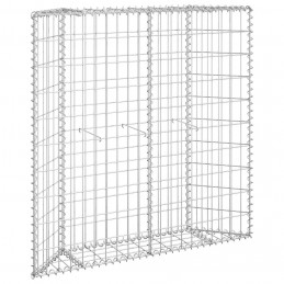 Acquista Gabbione Letto Rialzato Trapezio Acciaio Zincato 100x20x100 cm con riferimento GHV-145653 della ditta GARDENHOME