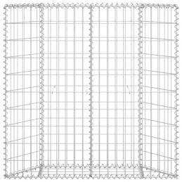 Acquista Gabbione Letto Rialzato Trapezio Acciaio Zincato 100x20x100 cm con riferimento GHV-145653 della ditta GARDENHOME