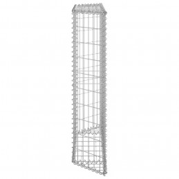 Acquista Gabbione Letto Rialzato Trapezio Acciaio Zincato 100x20x100 cm con riferimento GHV-145653 della ditta GARDENHOME