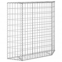 Acquista Gabbione Letto Rialzato Trapezio Acciaio Zincato 100x20x100 cm con riferimento GHV-145653 della ditta GARDENHOME