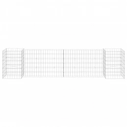 Acquista Gabbione Fioriera ad "H" in Filo di Acciaio 260x40x60 cm con riferimento GHV-145659 della ditta GARDENHOME