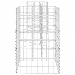 Acquista Gabbione Fioriera ad "H" in Filo di Acciaio 260x40x60 cm con riferimento GHV-145659 della ditta GARDENHOME