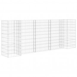 Acquista Gabbione Fioriera ad "H" in Filo di Acciaio 260x40x100 cm con riferimento GHV-145661 della ditta GARDENHOME