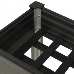 Acquista Fioriera Rialzata da Giardino 75x40x75 cm in WPC Grigio con riferimento GHV-149010 della ditta GARDENHOME