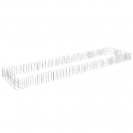 Acquista Gabbione Letto Rialzato in Acciaio Zincato 400x100x20 cm con riferimento GHV-151314 della ditta GARDENHOME