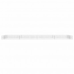 Acquista Gabbione Letto Rialzato in Acciaio Zincato 400x100x20 cm con riferimento GHV-151314 della ditta GARDENHOME