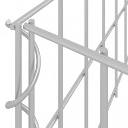 Acquista Gabbione Letto Rialzato in Acciaio Zincato 400x100x20 cm con riferimento GHV-151314 della ditta GARDENHOME