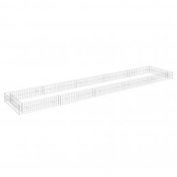 Acquista Gabbione Letto Rialzato in Acciaio Zincato 500x100x20 cm con riferimento GHV-151315 della ditta GARDENHOME