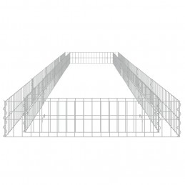 Acquista Gabbione Letto Rialzato in Acciaio Zincato 500x100x20 cm con riferimento GHV-151315 della ditta GARDENHOME