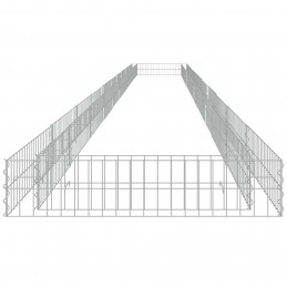 Acquista Gabbione Letto Rialzato in Acciaio Zincato 1000x100x20 cm con riferimento GHV-151318 della ditta GARDENHOME