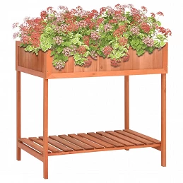 Acquista Fioriera per Erbe Aromatiche 80x60x80cm Legno Massello di Abete con riferimento GHV-170882 della ditta GARDENHOME