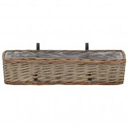 Acquista Fioriere da Balcone 2 pz in Vimini con Rivestimento in PE 60 cm con riferimento GHV-246829 della ditta GARDENHOME