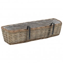 Acquista Fioriere da Balcone 2 pz in Vimini con Rivestimento in PE 60 cm con riferimento GHV-246829 della ditta GARDENHOME