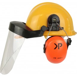 Acquista Elmetto Cuffie e Visiera Policarbonato Middle con riferimento K0510 della ditta KOMIPROTECT