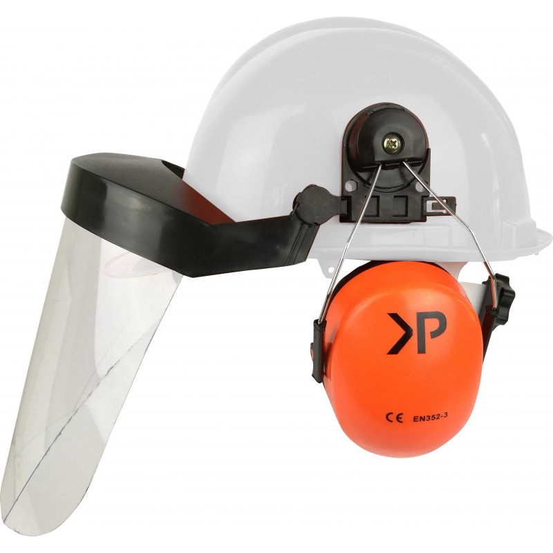 Acquista Elmetto Cuffie e Visiera Policarbonato Middle con riferimento K0510 della ditta KOMIPROTECT